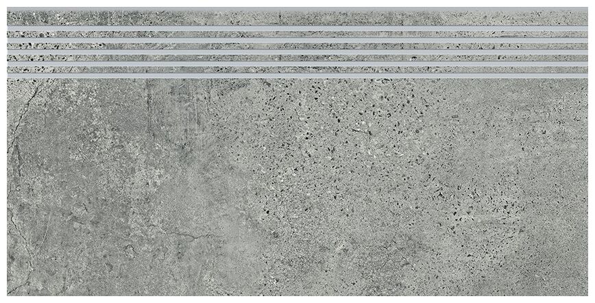 opoczno newstone grey stopnica 29.8x59.8 - zdjęcie główne