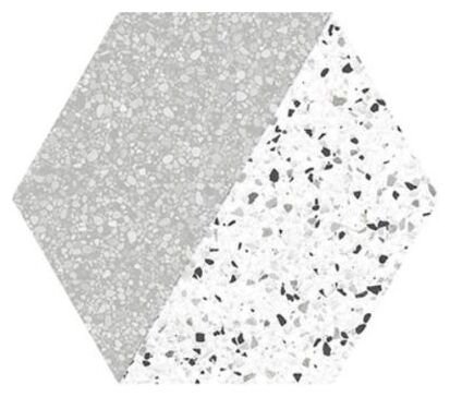oset onil grey hexagon gres 20x24 - zdjęcie główne