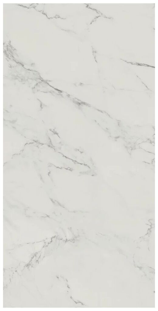 Carrastone White gres mat rektyfikowany z wzorem marmuru z szarymi żyłkami na jasnym tle - zdjęcie nr: 2