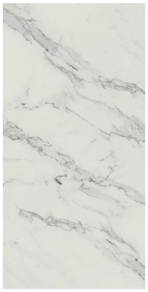 Carrastone White gres mat rektyfikowany z wzorem marmuru z szarymi żyłkami na jasnym tle - zdjęcie nr: 4
