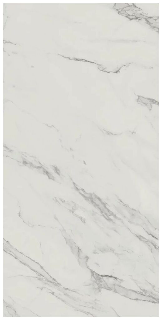 Carrastone White gres mat rektyfikowany z wzorem marmuru z szarymi żyłkami na jasnym tle - zdjęcie nr: 6