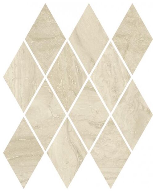 paradyż silence beige romb pillow mozaika mat 20.6x23.7 - zdjęcie nr: 2