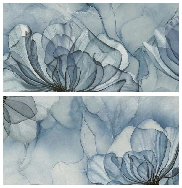 paradyż sweet blue mix dekor 30x60 - zdjęcie główne