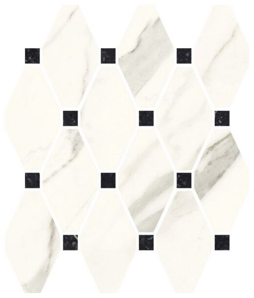 paradyż calacatta mozaika cięta mix poler 23.6x25.2 - zdjęcie główne