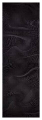 paradyż night queen black połysk płytka ścienna 39.8x119.8 - zdjęcie główne