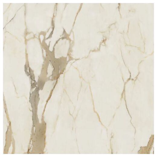 Warm Wind Gold gres poler rektyfikowany 119,8x119,8 z imitacją marmuru w złocistych odcieniach - zdjęcie nr: 3