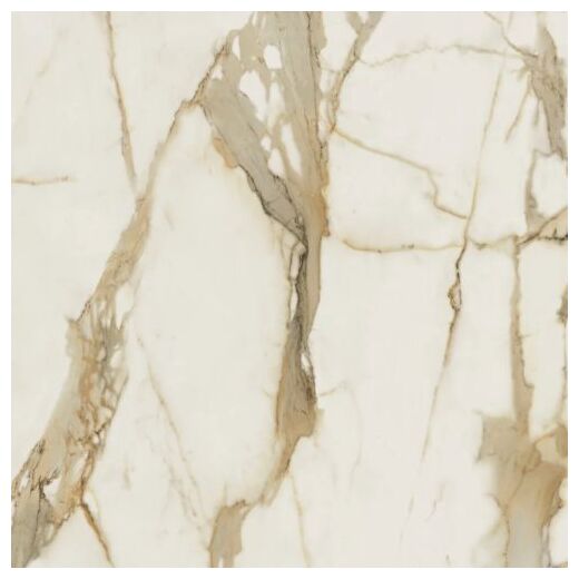 Warm Wind Gold gres poler rektyfikowany 119,8x119,8 z imitacją marmuru w złocistych odcieniach - zdjęcie nr: 5