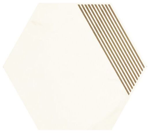 paradyż calacatta hexagon b mat dekor 17.1x19.8 - zdjęcie główne