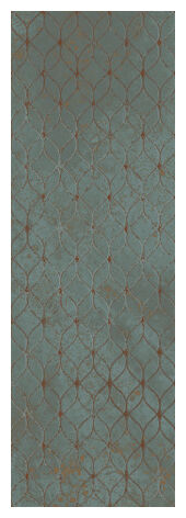 paradyż unique lady green dekor 39.8x119.8 - zdjęcie nr: 4