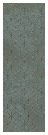 paradyż unique lady green dekor 39.8x119.8 - zdjęcie nr: 5