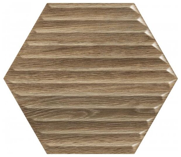 paradyż woodskin wood heksagon b str płytka ścienna 17.1x19.8 