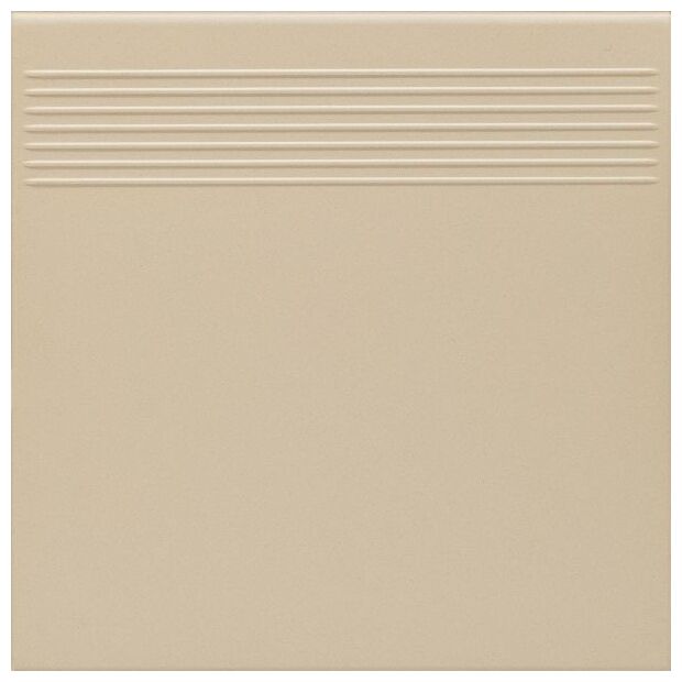 paradyż bazo beige stopnica monokolor mat 30x30 - zdjęcie główne