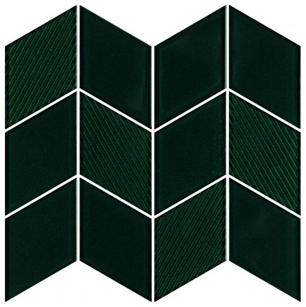 paradyż garden verde uniwersalna mozaika szklana 20.5x23.8 - zdjęcie główne