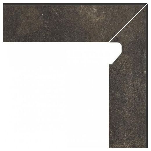 paradyż scandiano brown cokół prawy 2-elem. 8.1x30x0.85 - zdjęcie główne