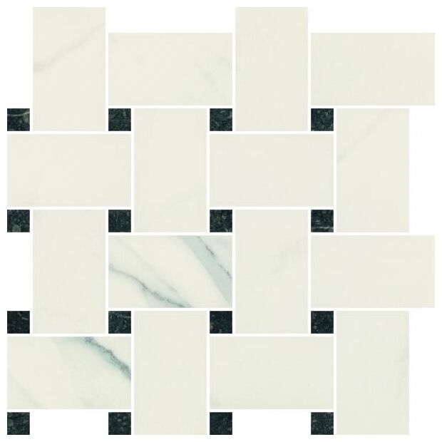 paradyż pantos bianco uniwersalna mozaika gres 26.6x26.6 - zdjęcie główne