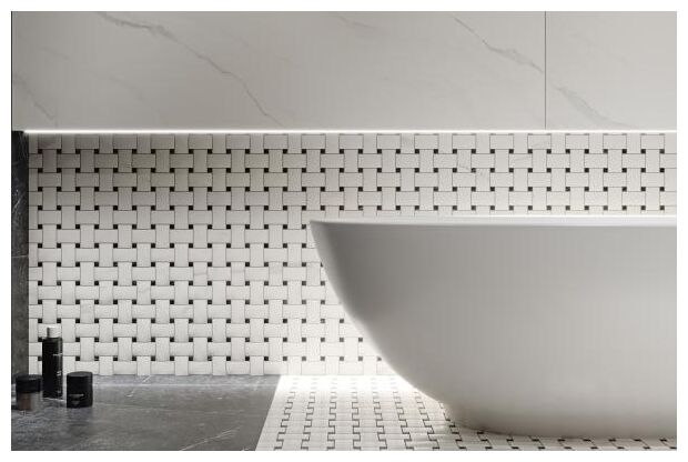 paradyż pantos bianco uniwersalna mozaika gres 26.6x26.6 - zdjęcie nr: 2