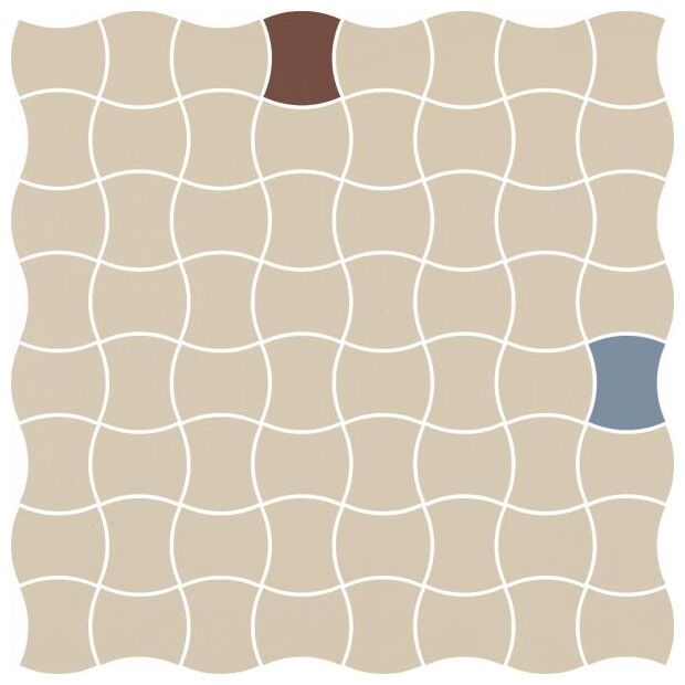 paradyż modernizm bianco a mix k.3.6x4.4 mozaika 30.86x30.86 - zdjęcie główne