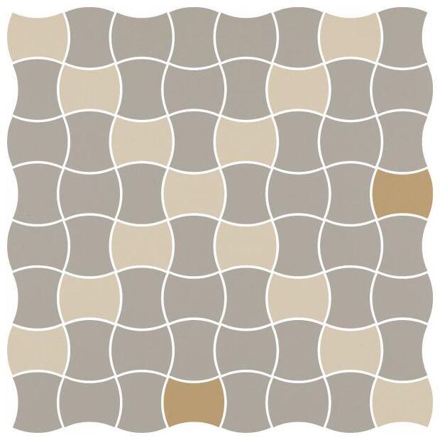 paradyż modernizm bianco d mix k.3.6x4.4 mozaika 30.86x30.86 - zdjęcie główne