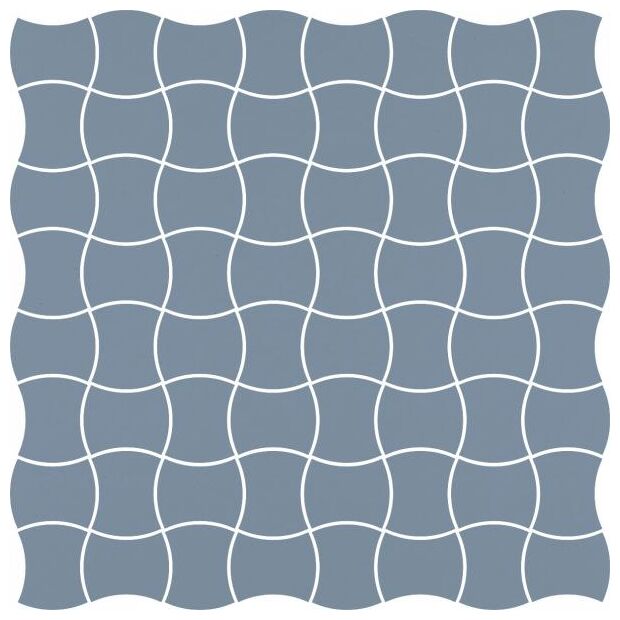 paradyż modernizm blue k.3.6x4.4 mozaika 30.86x30.86 - zdjęcie główne