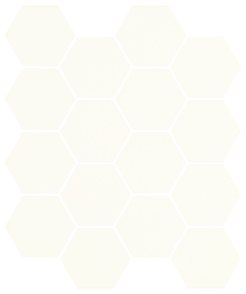 paradyż bianco hexagon uniwersalna mozaika 22x25.5 - zdjęcie główne