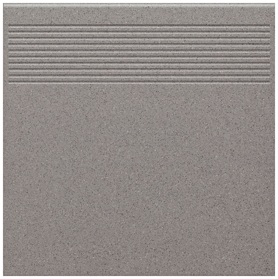 paradyż bazo grys stopnica sól-pieprz mat 30x30 - zdjęcie główne