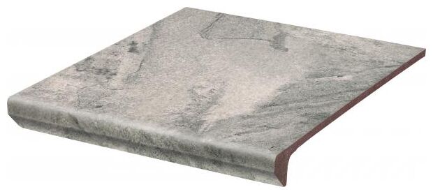 paradyż mattone pietra grafit stopnica prosta kapinos 29.5x32.8 - zdjęcie główne