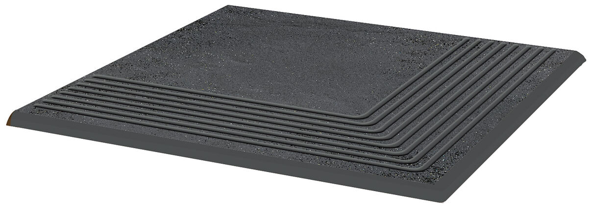 paradyż semir grafit stopnica narożna 30x30 - zdjęcie główne