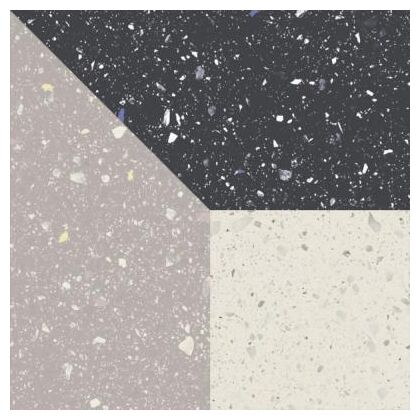 paradyż macroside colour mix dekor 19.8x19.8 - zdjęcie główne