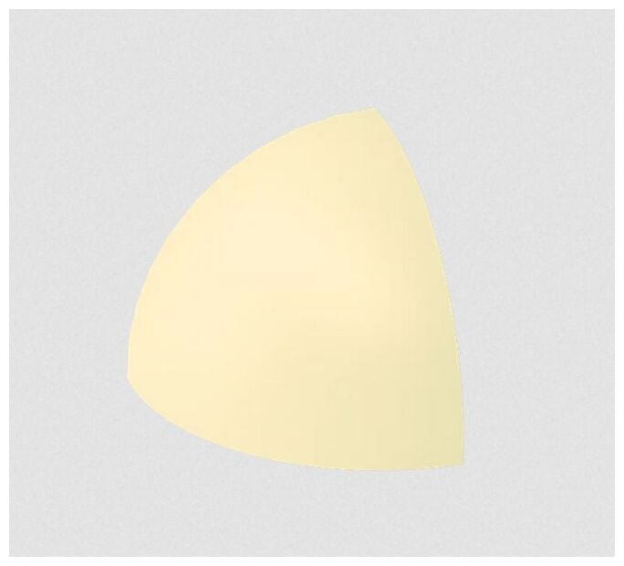 paradyż gammo colours waniliowy kształtka e mat 3x3 - zdjęcie główne