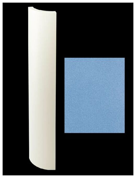 paradyż gammo niebieski kształtka b mat 3x19.8 - zdjęcie główne