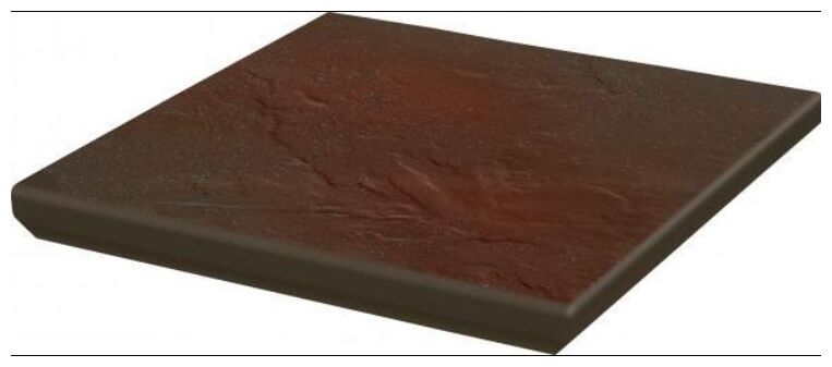 paradyż semir brown kapinos stopnica narożna 33x33 - zdjęcie główne