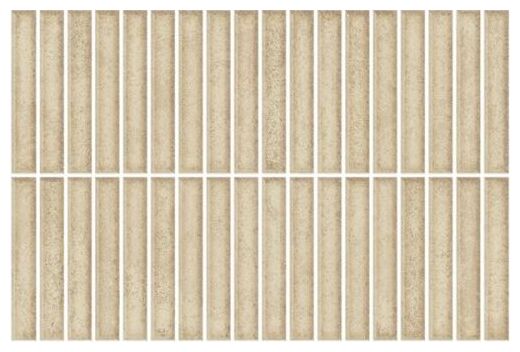 paradyż monpelli mozaika nacinana beige murano 19.8x29.8 - zdjęcie główne