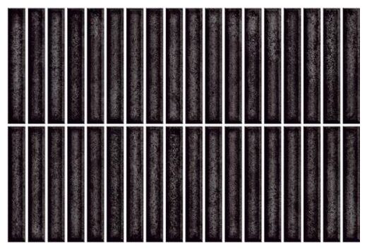 paradyż monpelli mozaika nacinana black murano 19.8x29.8 - zdjęcie główne