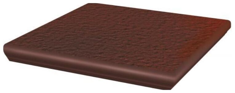 paradyż cloud brown kapinos stopnica narożna duro 33x33 - zdjęcie główne