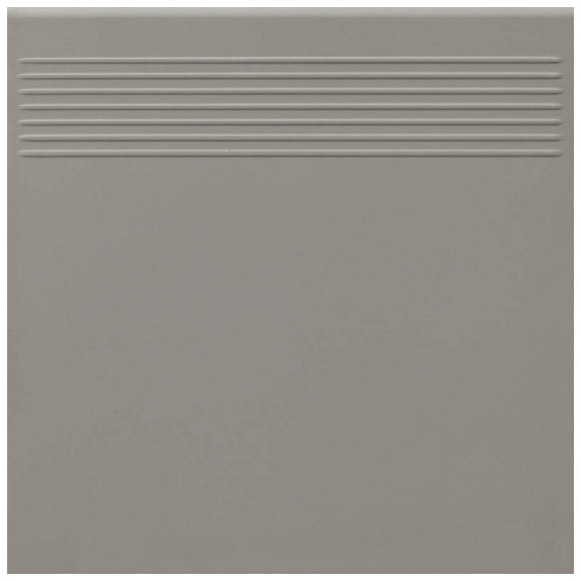 paradyż bazo grys stopnica monokolor mat 30x30 - zdjęcie główne