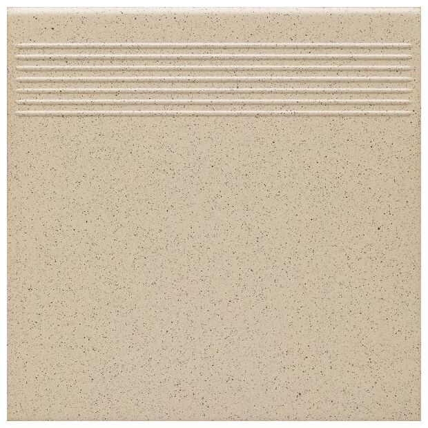 paradyż bazo beige stopnica sól-pieprz mat 30x30 - zdjęcie główne