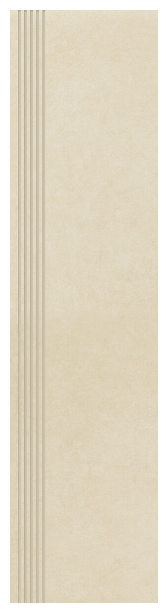 paradyż intero beige stopnica prosta nacinana mat 29.8x119.8 - zdjęcie główne