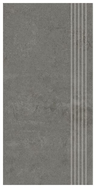 paradyż pure art basalt mat stopnica prosta nacinana 29.8x59.8x0.9 - zdjęcie główne