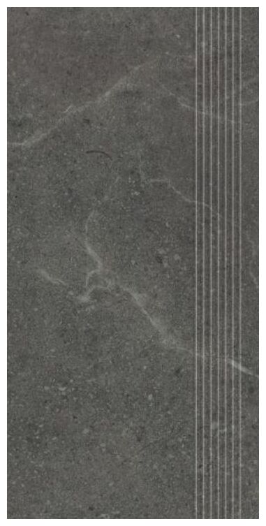 Paradyż Archicross Concrete Black stopnica mat prasowana 29.8x59.8x0.8 - stopnica gresowa kamieniopodobna