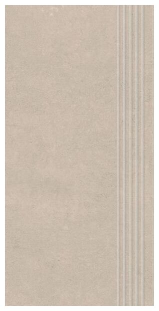 paradyż pure art sand mat stopnica prosta nacinana 29.8x59.8x0.8 - zdjęcie główne