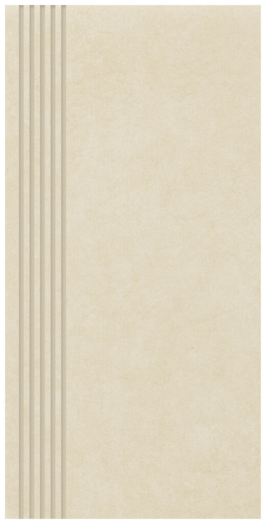 paradyż intero beige stopnica prosta nacinana mat 29.8x59.8 - zdjęcie główne