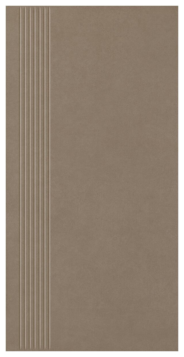 paradyż intero mocca stopnica prasowana mat 29.8x59.8 - zdjęcie główne