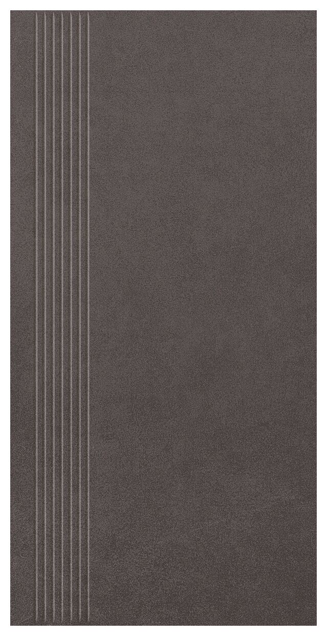 paradyż intero nero stopnica prasowana mat 29.8x59.8 - zdjęcie główne