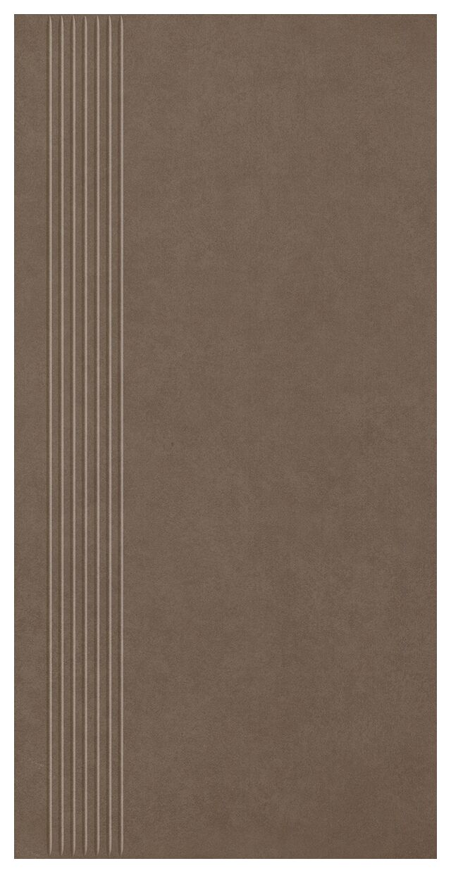 paradyż intero brown stopnica prasowana mat 29.8x59.8 - zdjęcie główne