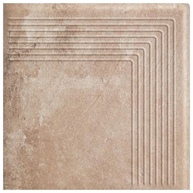 paradyż scandiano ochra stopnica narożna 30x30 - zdjęcie główne