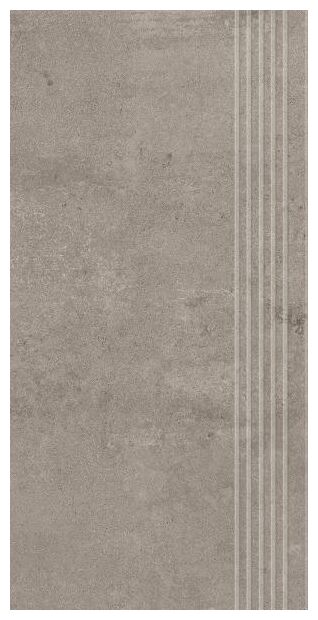paradyż pure art dark grey mat stopnica prosta nacinana 29.8x59.8 - zdjęcie główne