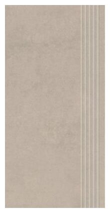 paradyż pure art greige mat stopnica prosta nacinana 29.8x59.8x0.8 - zdjęcie główne