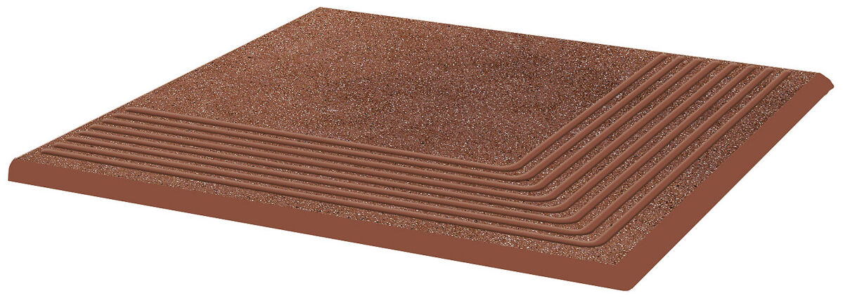 paradyż taurus brown stopnica narożna 30x30 