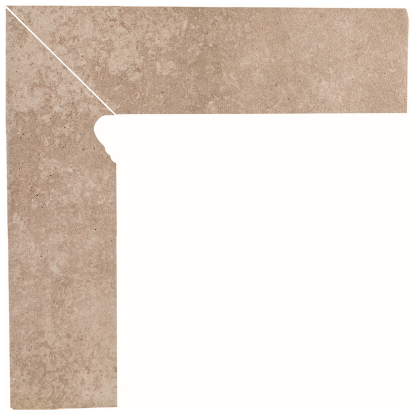 paradyż viano beige cokół lewy 2 elem. 8.1x30x1.1 