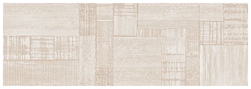 Beżowa płytka Salines Bone dekor 33,3x100 z efektem 3D i geometrycznymi wzorami - zdjęcie nr: 2